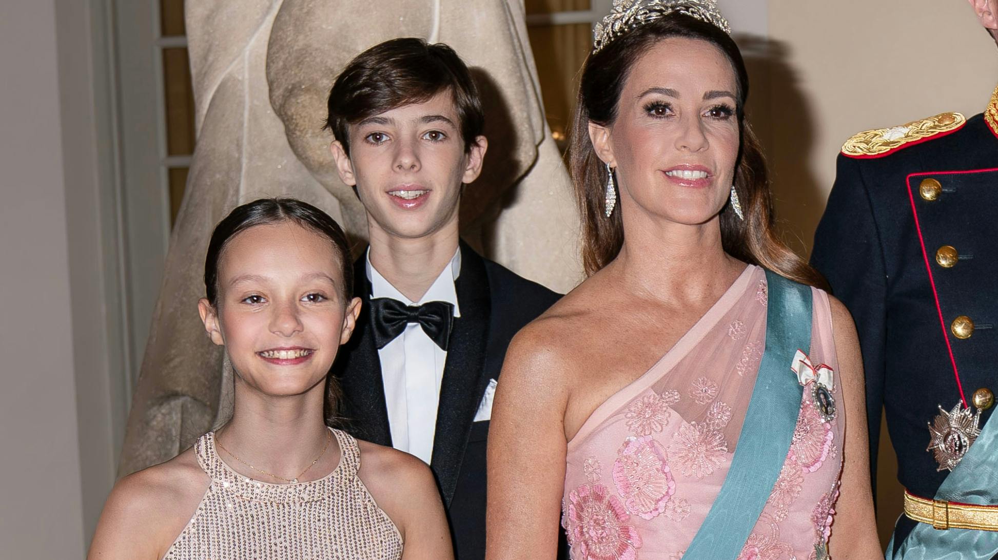 Komtesse Athena, grev Henrik og prinsesse Marie.
