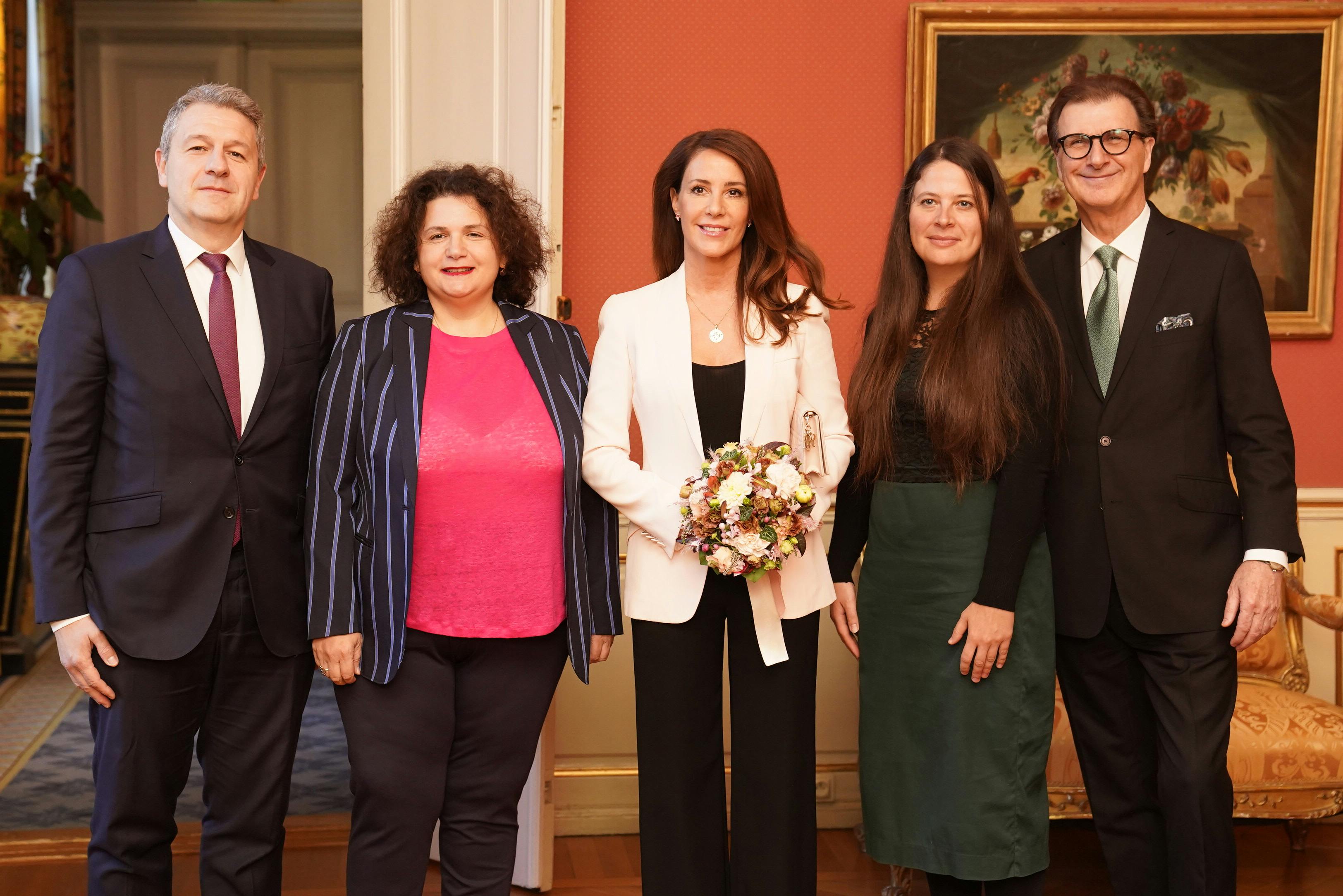 Prinsesse Marie på den franske ambassade. 