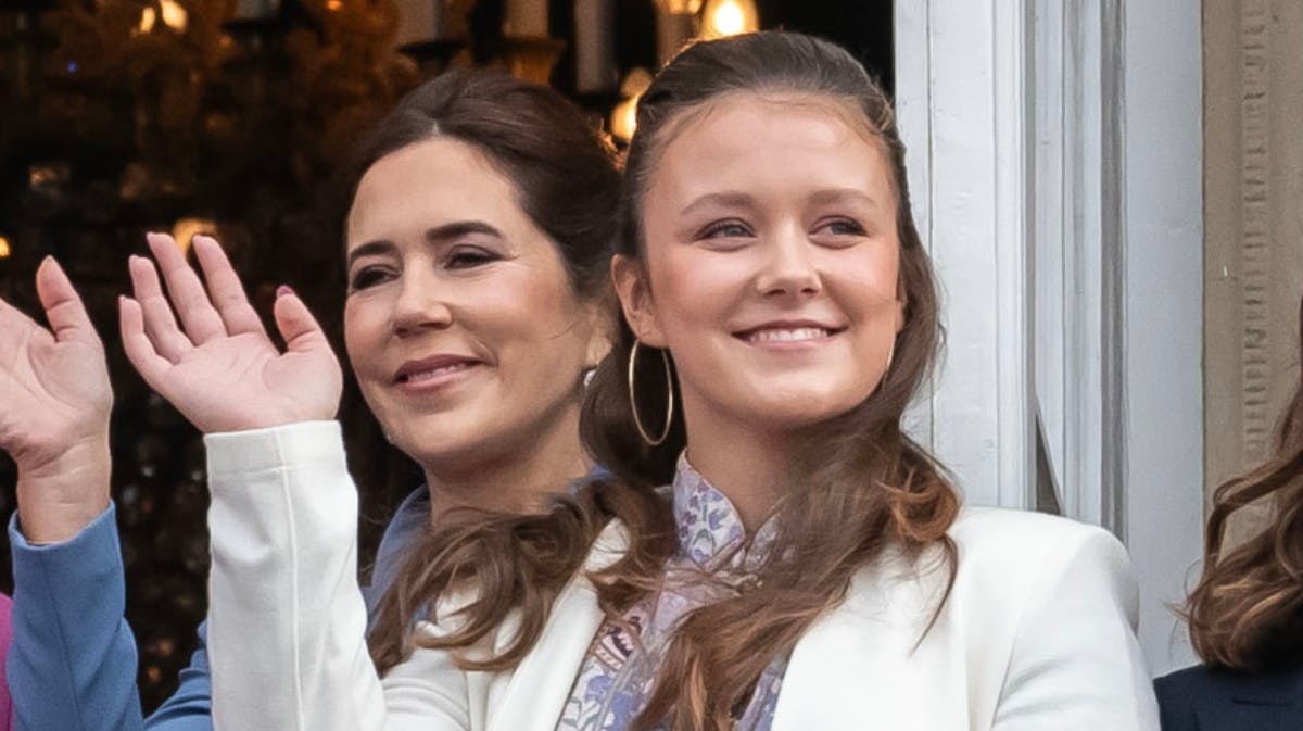 Prinsesse Isabella ved prins Christians 18-års fejring den 15. oktober. 