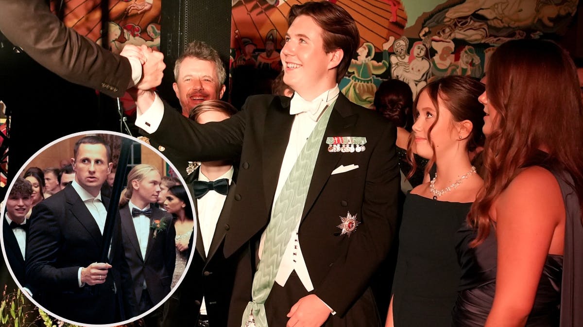 Benjamin Hav, prins Christian, kronprins Frederik, prinsesse Josephine og prinsesse Isabella