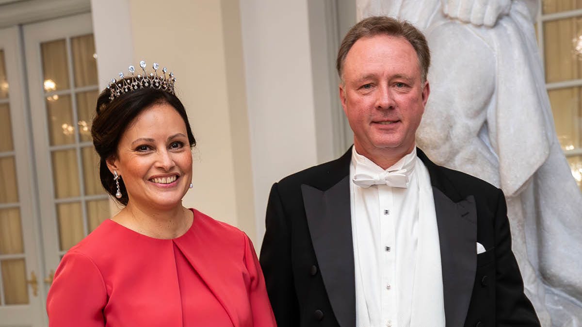 Prinsesse Carina og prins Gustav til prins Christians 18-års fødselsdag. 