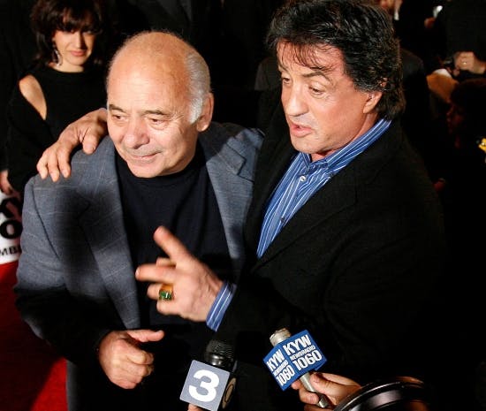 Burt Young og Sylvester Stallone