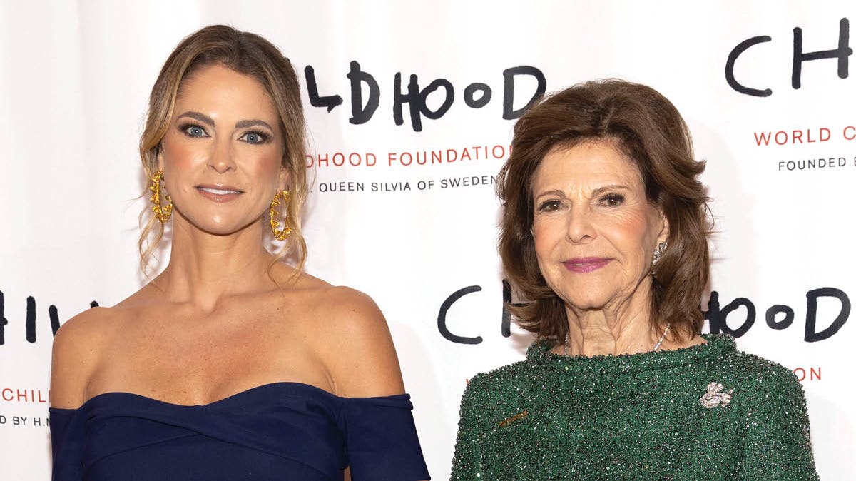 Prinsesse Madeleine og dronning Silvia.