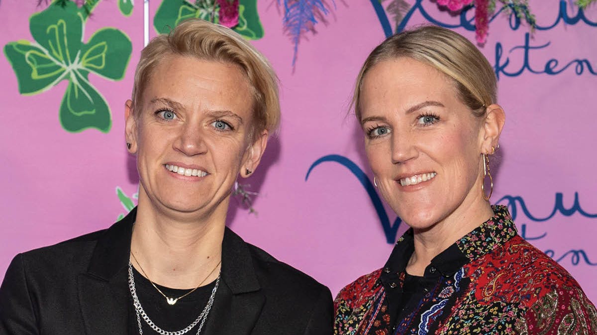 Pernille Wass og Michelle Kristensen.