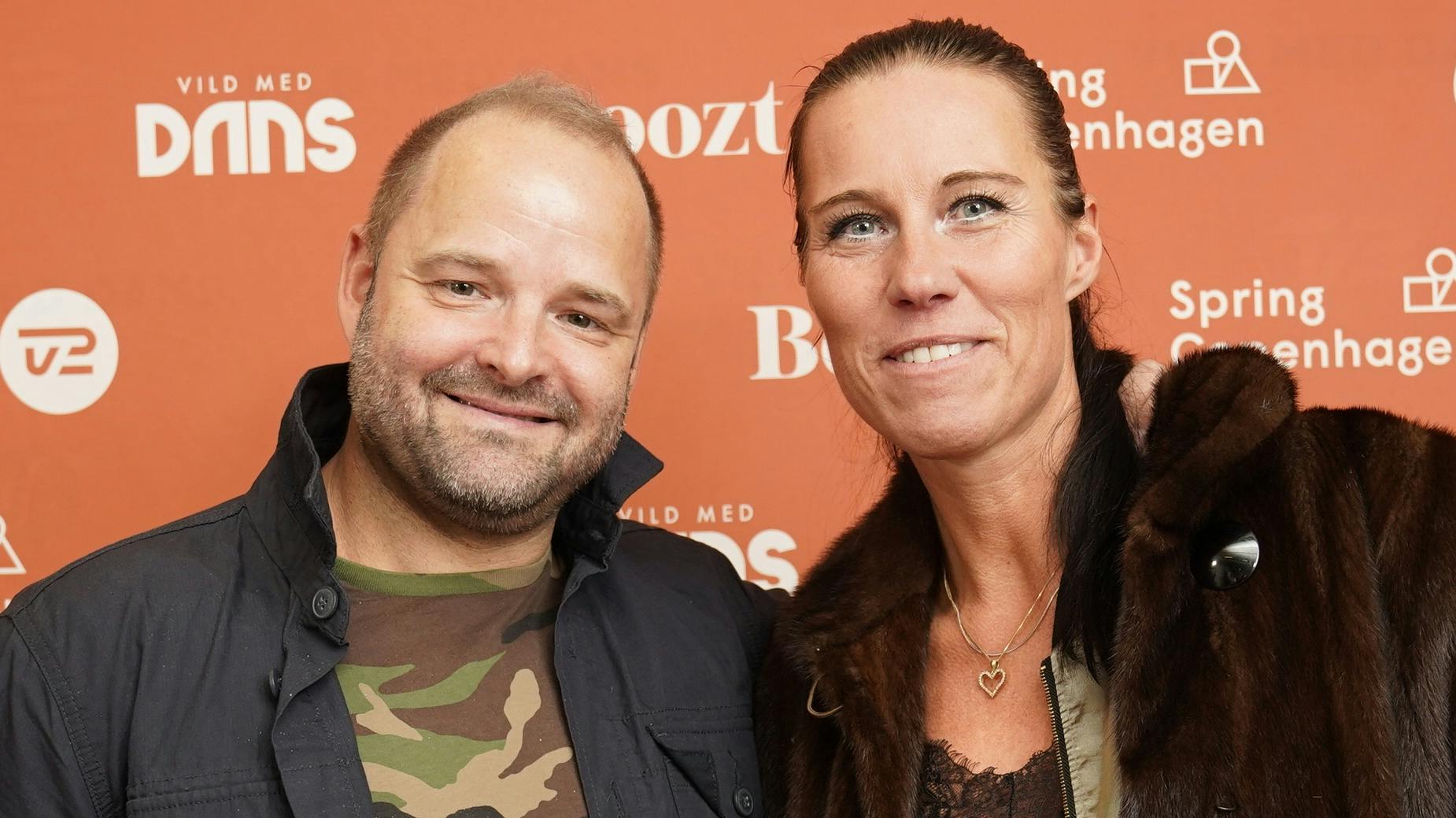 Lars Rasmussen og kæresten Louise.