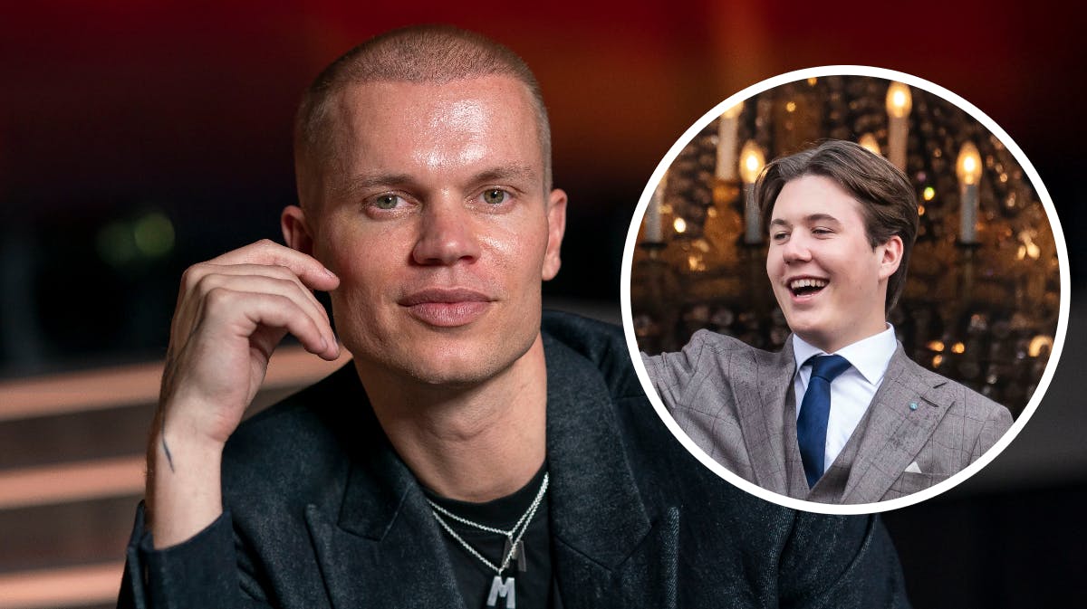 Søren Le Schmidt og prins Christian 