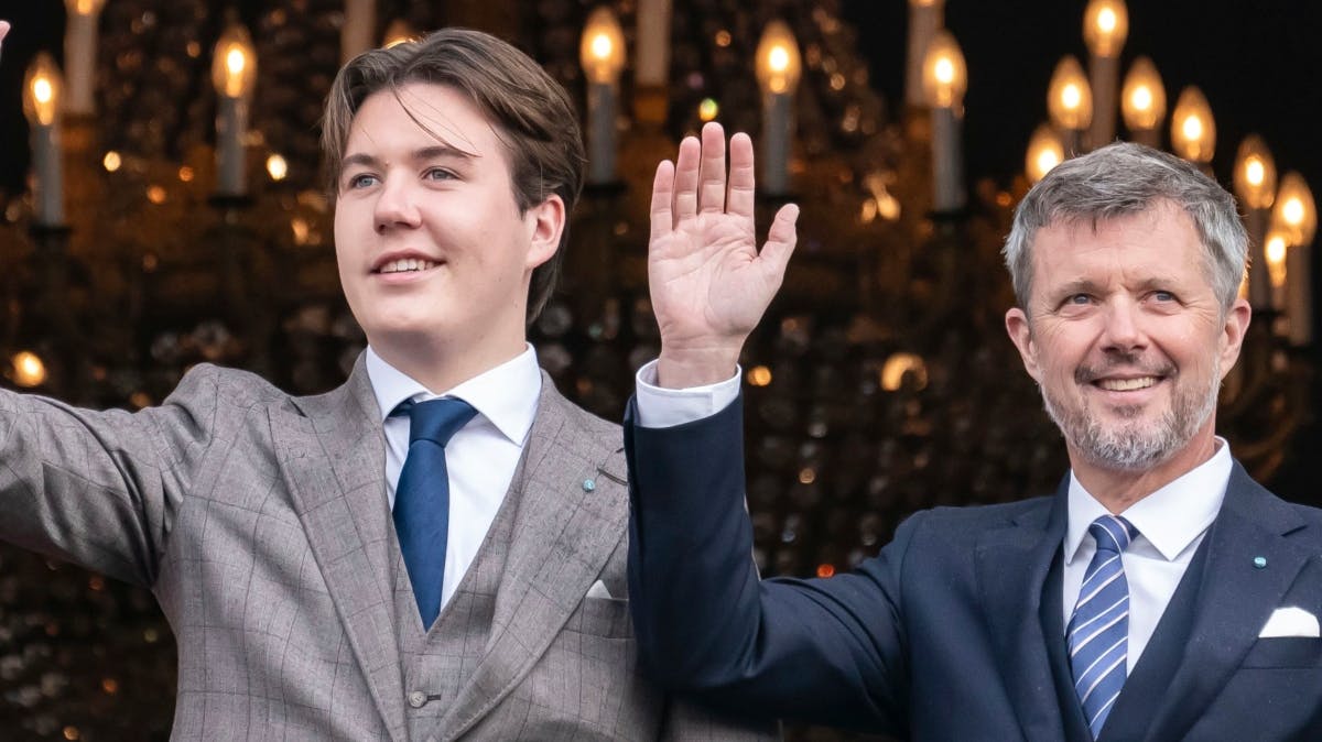 Prins Christian og kronprins Frederik