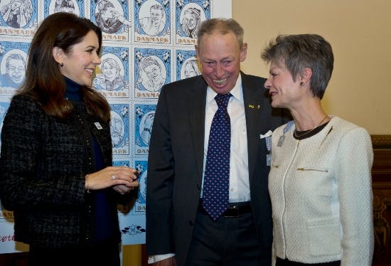 Kronprinsesse Mary med grev Ingolf og grevinde Sussie