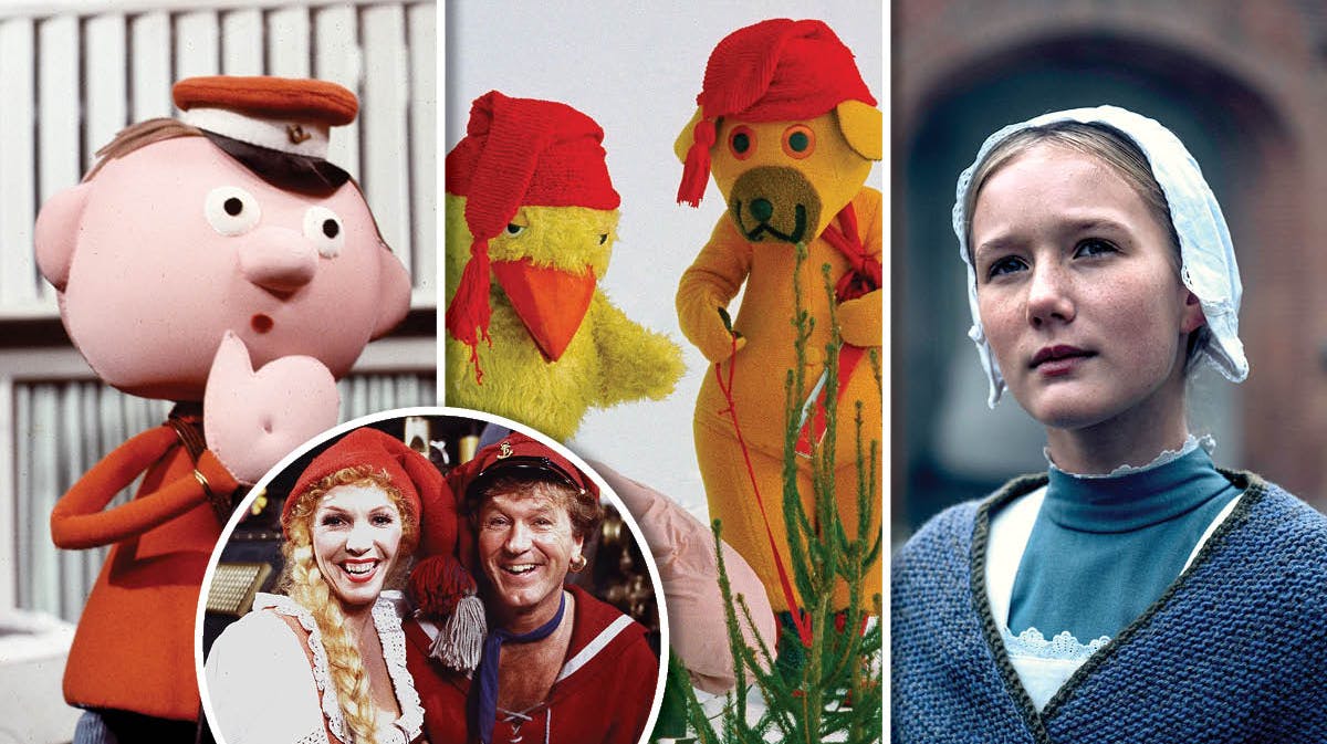 "Vinterbyøster", "Bamses Julerejse", "Julehjertets hemmelighed" og "Nissebanden"