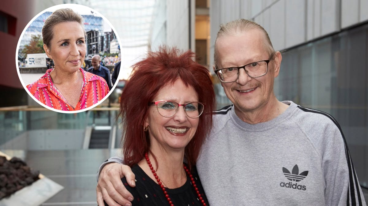 Mette Frederiksen, Sussi Nielsen og Leo Nielsen. 