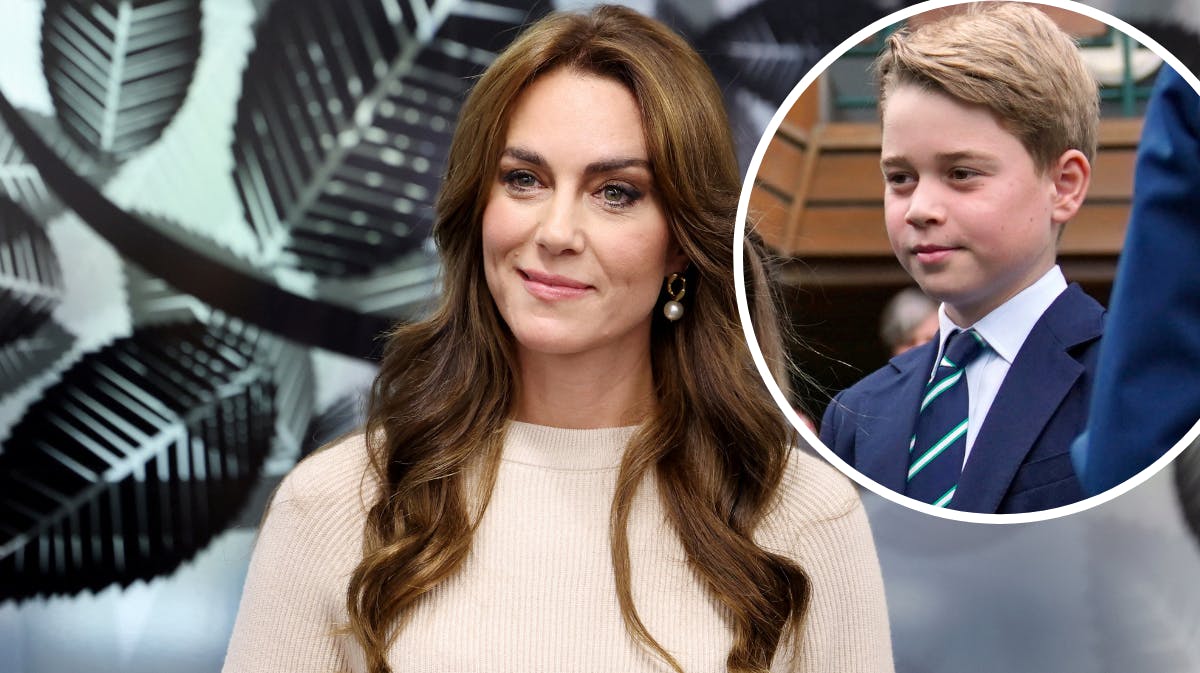 Prinsesse Kate. Indsat foto: Prins George. 