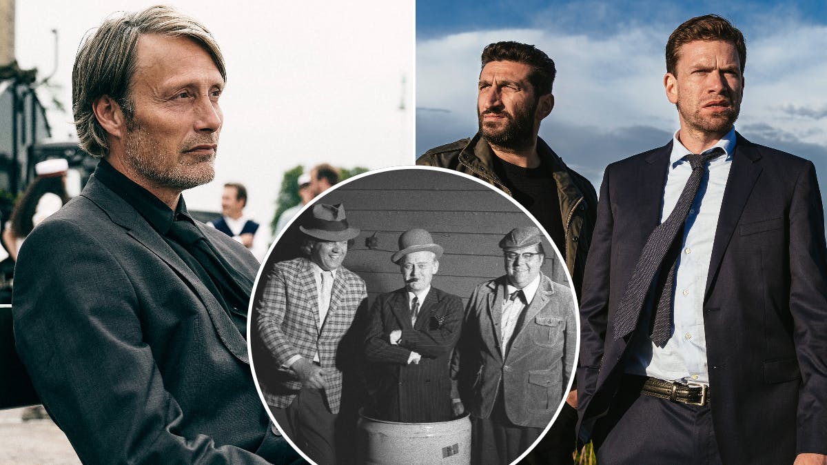 Mads Mikkelsen i "Druk", Olsen Banden samt Fares Fares og Nikolaj Lie Kaas i "Flaskepost fra P"