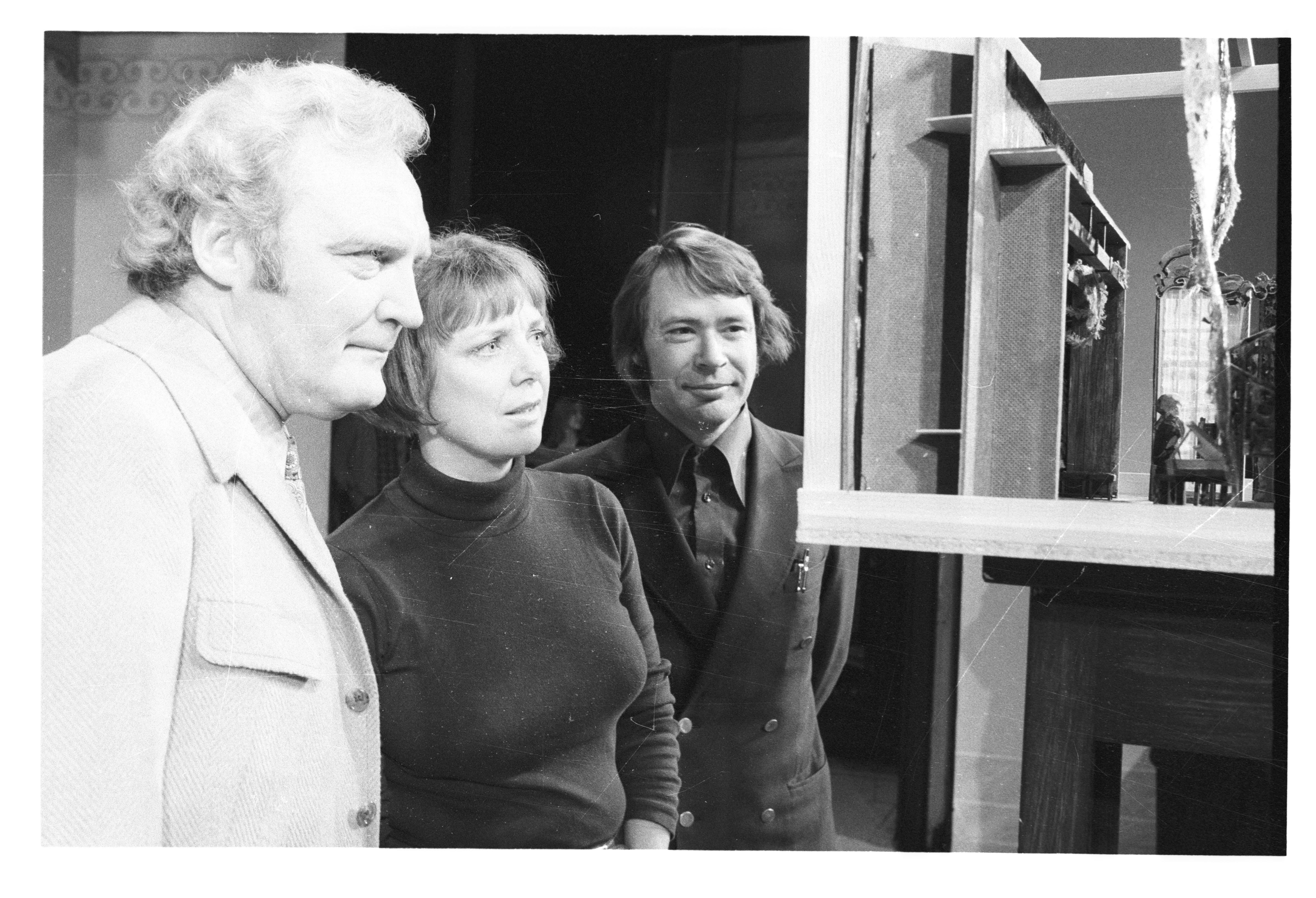 Bjørn Watt Boolsen, Birgit Sadolin, Henning Palner, skuespillere.