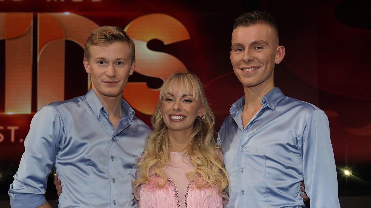 Albert Rosin Harson, Jenna Bagge og Fredrik Trudslev. 