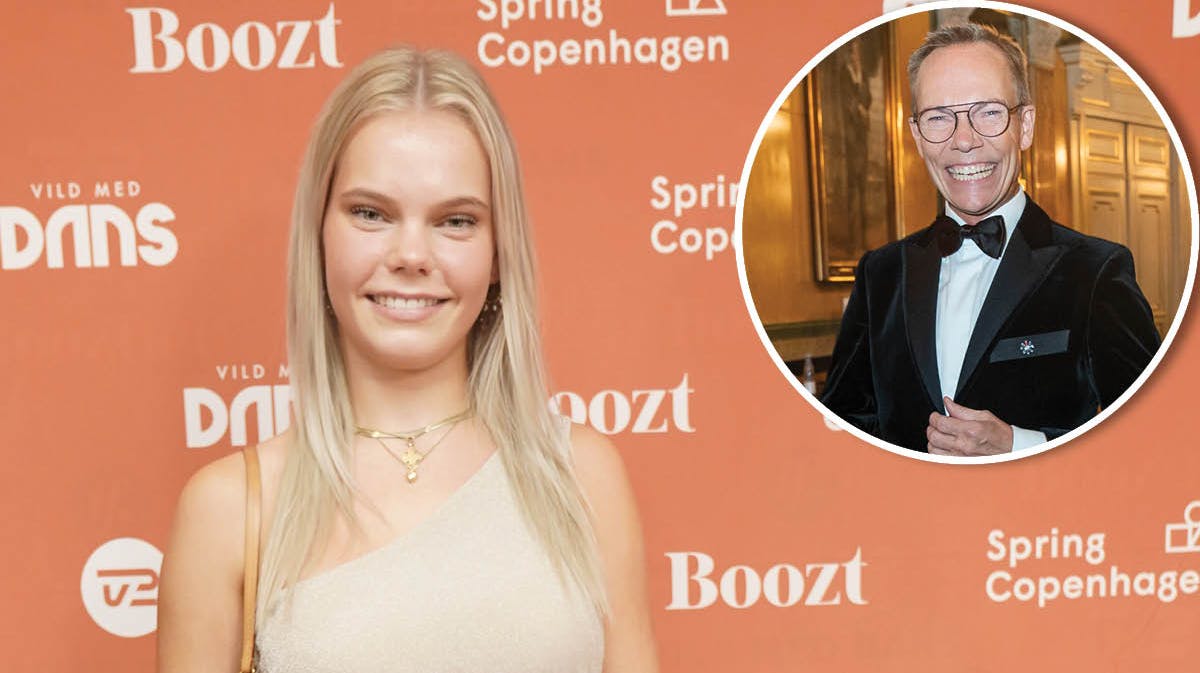 Jens Werners datter, Isabella, var med i studiet til "Vild med dans"-jubilæet.