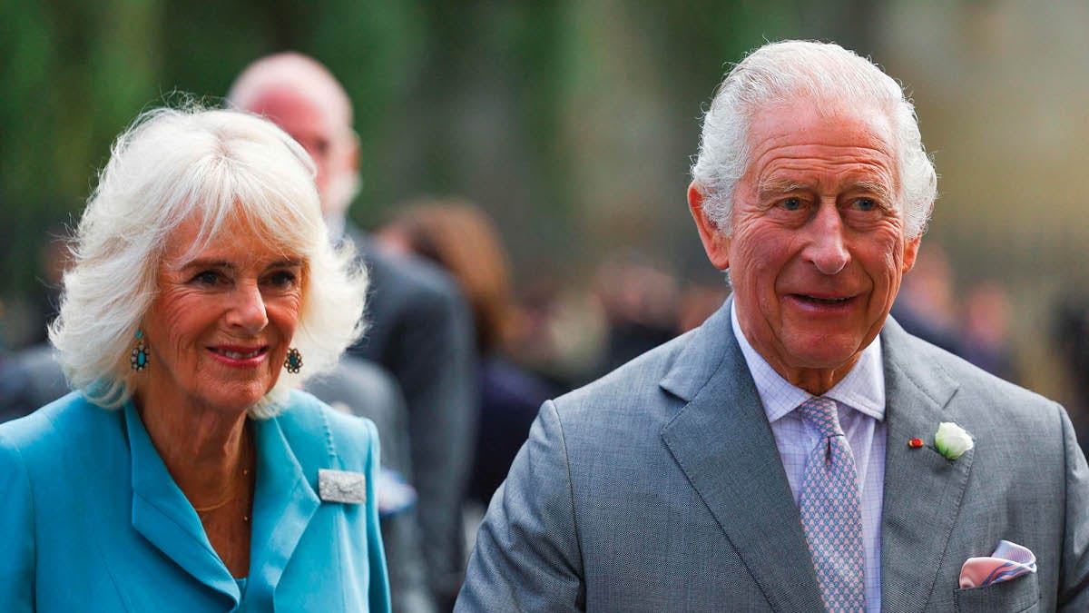 Dronning Camilla og kong Charles. 