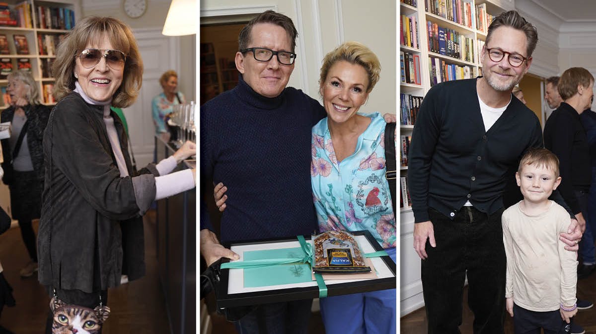 Thomas Bo Larsen holdt bogreception for sin nye bog, "Fri mand".