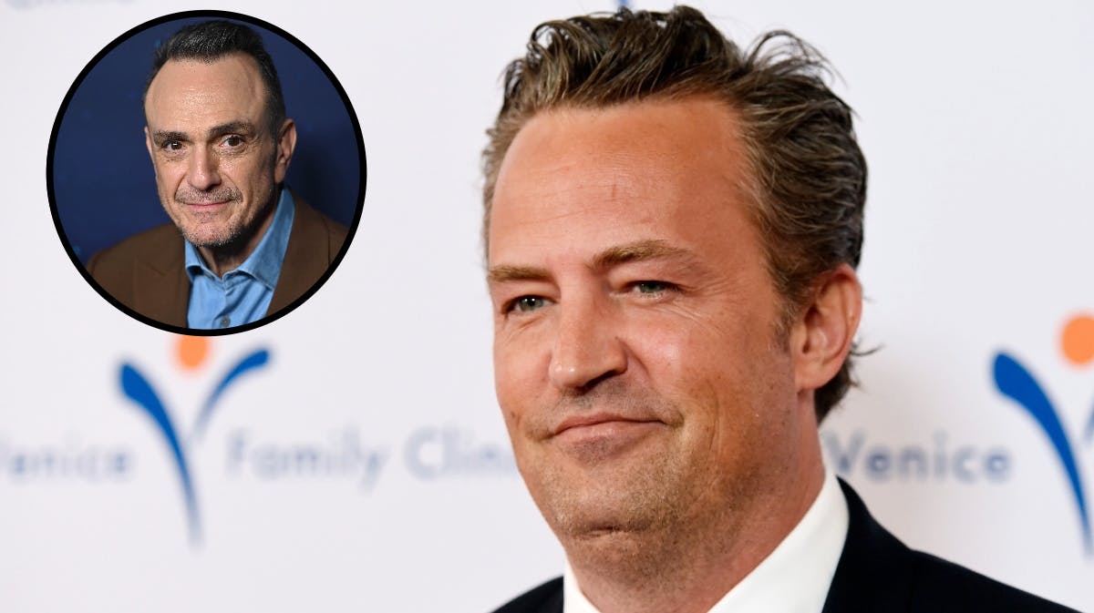 Hank Azaria og Matthew Perry. 