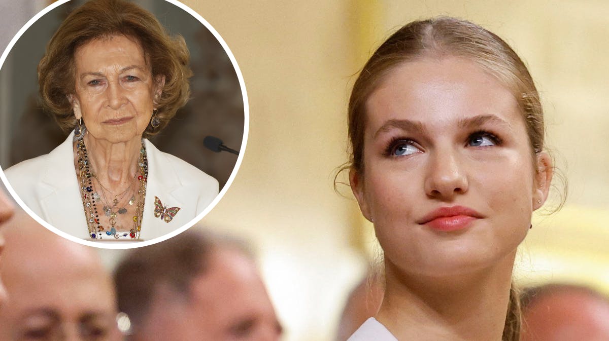 Dronning Sofia og prinsesse Leonor