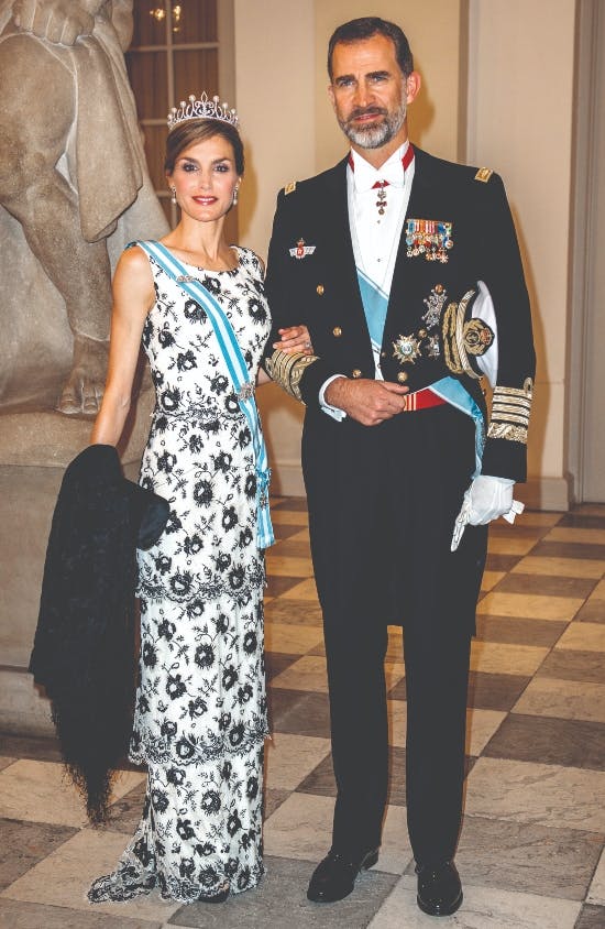 Dronning Letizia og kong Felipe