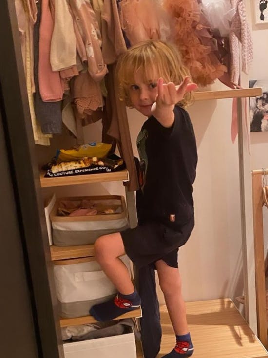 Dennis Knudsens ældste søn Lucas.