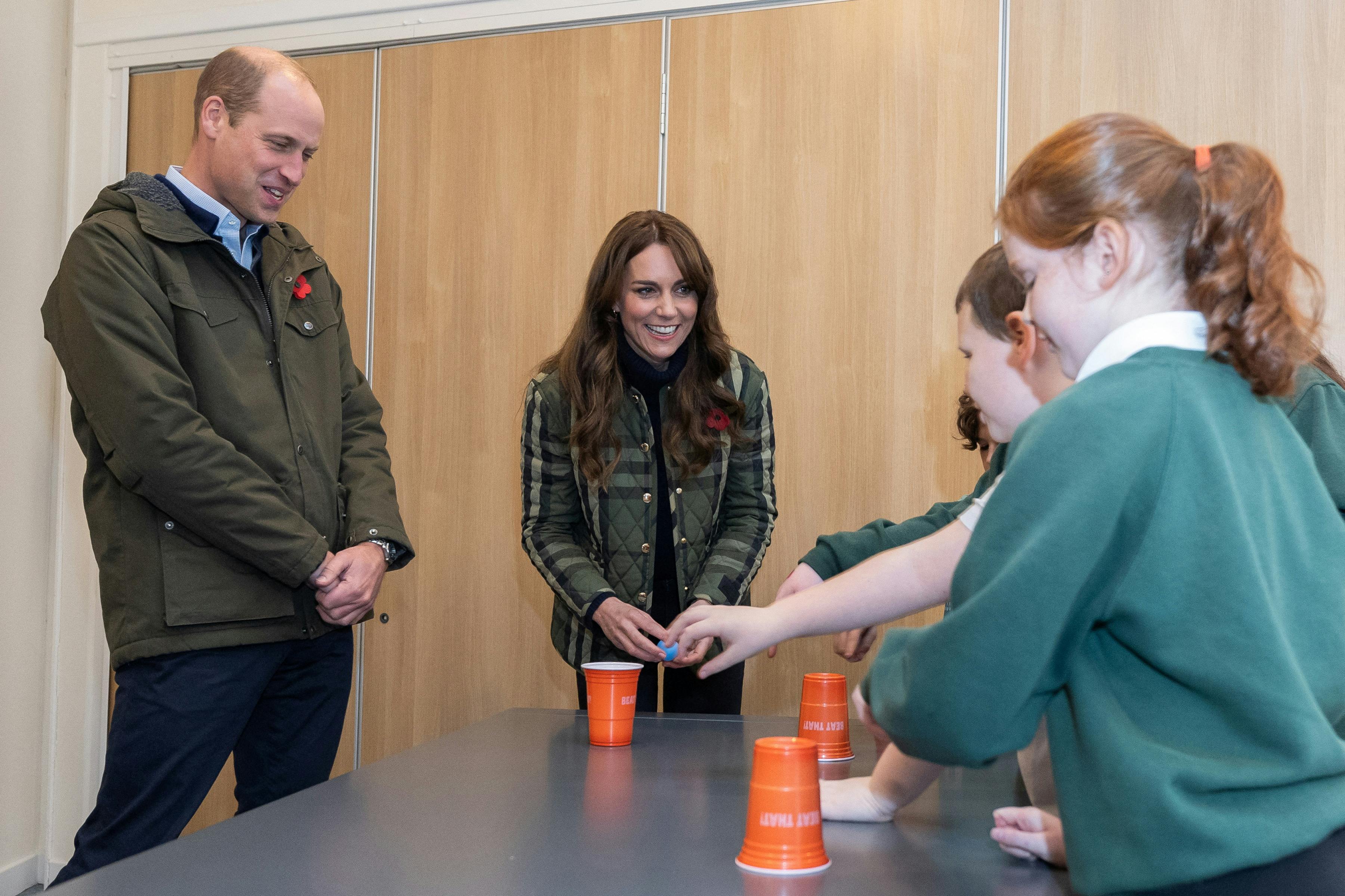 Britain's Prince William, and Kate, the Princess of Wales also known as the Duke and Duchess of Rothesay, visit DAY1, a Highland-based charity in Inverness, Scotland, Britain November 2, 2023. Paul Campbell/Pool via REUTERS