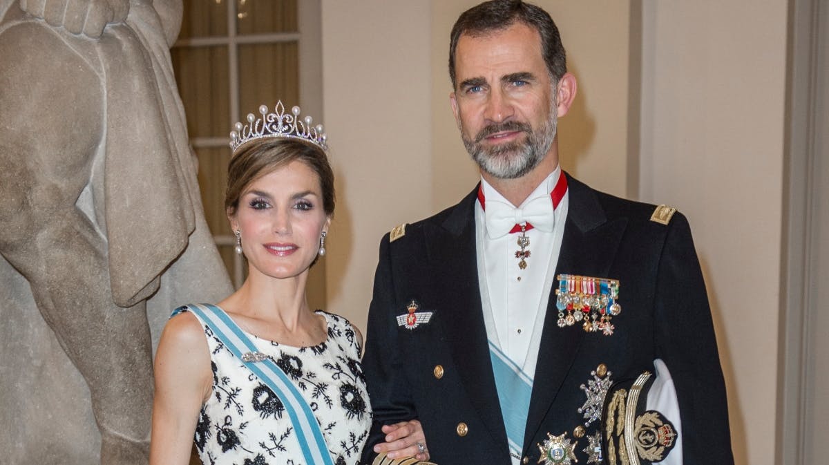 Dronning Letizia og kong Felipe