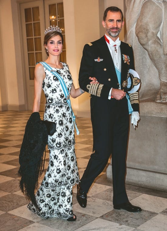 Dronning Letizia og kong Felipe