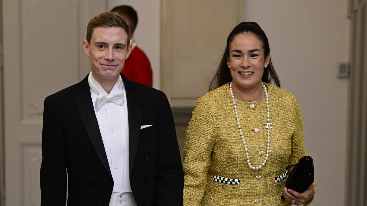 Jonas Vingegaard og Trine Marie Hansen