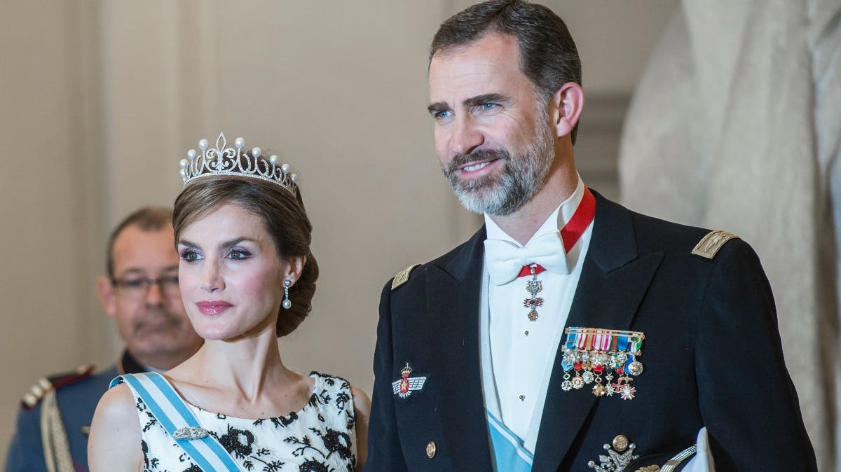 Dronning Letizia og kong Felipe