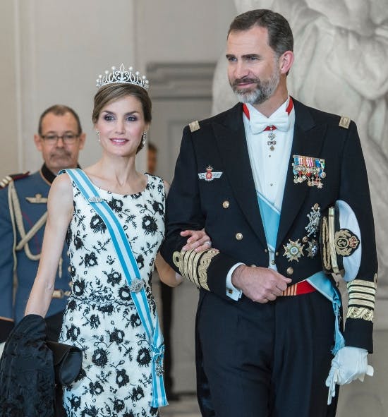 Dronning Letizia og kong Felipe