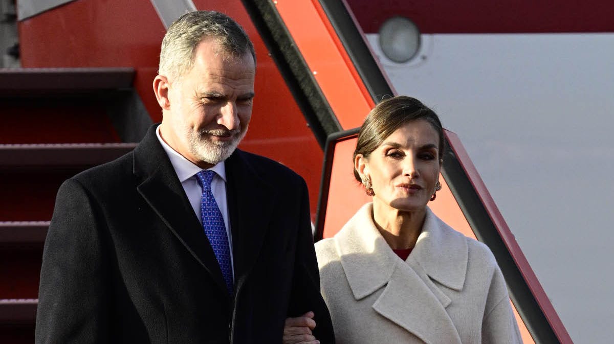 Kong Felipe og dronning Letizia.