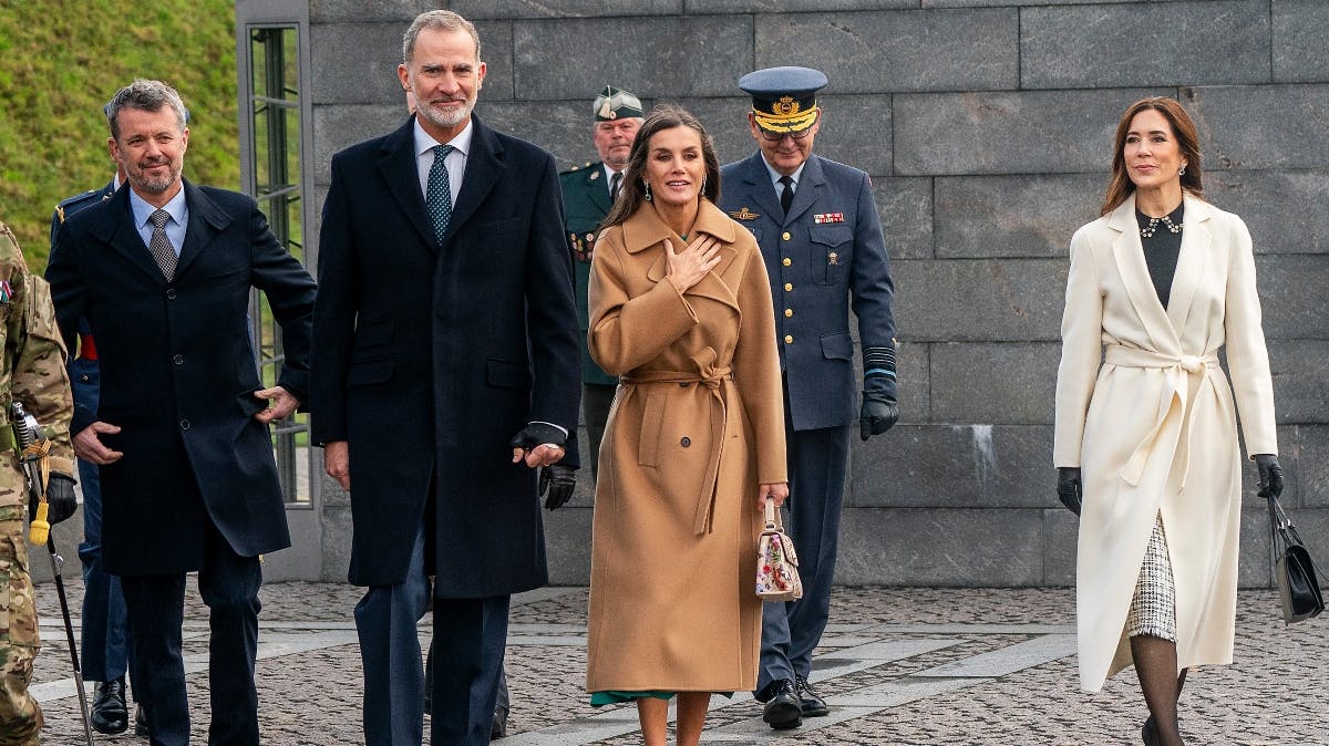 Kronprins Frederik, kong Felipe, dronning Letizia og kronprinsesse Mary