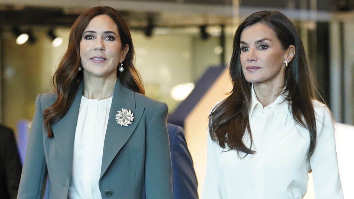 Kronprinsesse Mary og dronning Letizia.