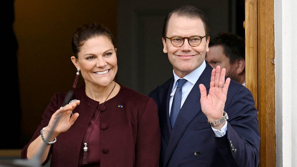 Kronprinsesse Victoria og prins Daniel. 