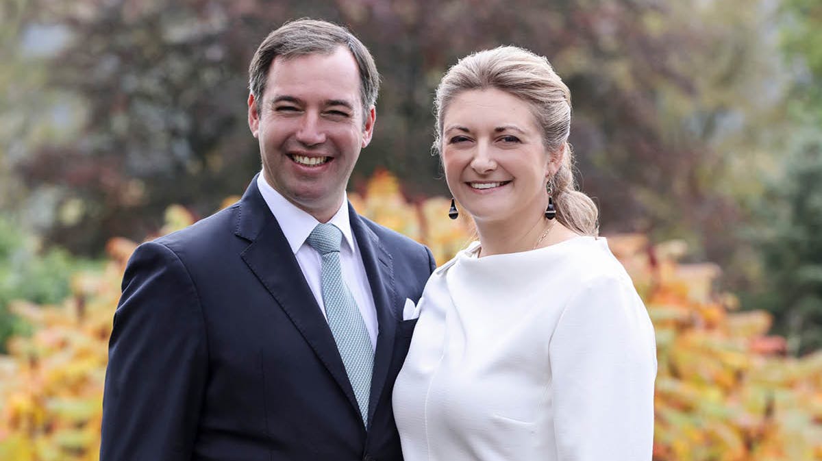 Arvestorhertug Guillaume og arvestorhertuginde Stéphanie.