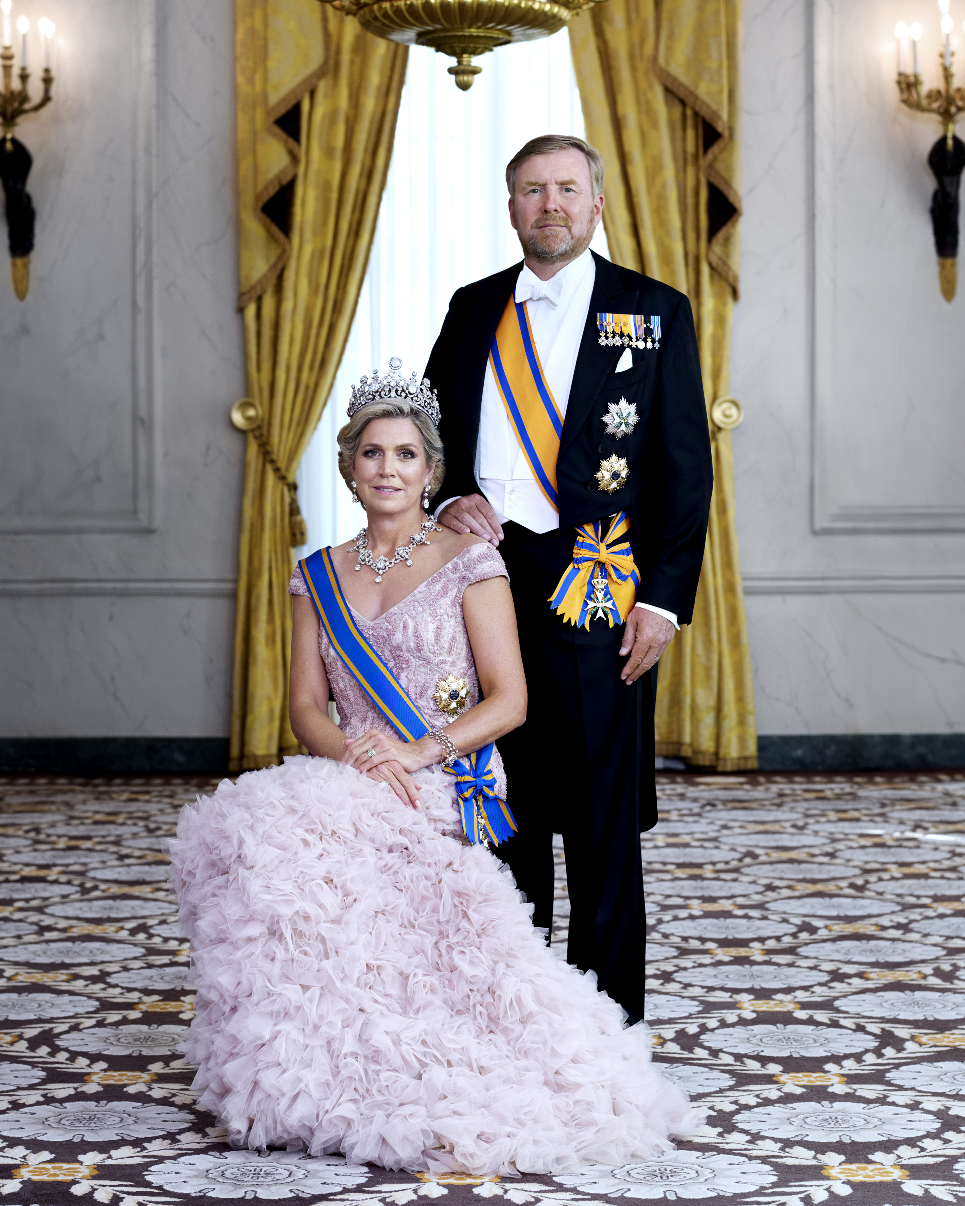 Zijne Majesteit Koning Willem-Alexander en Hare Majesteit Koningin Máxima, september 2023.