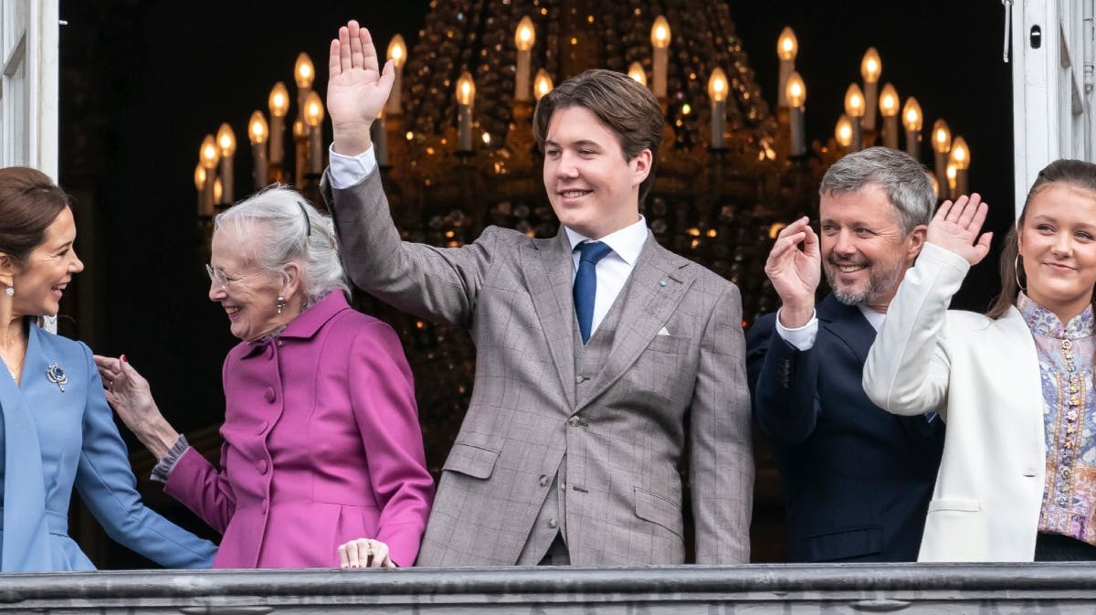 Prins Christian på sin 18-års fødselsdag. 