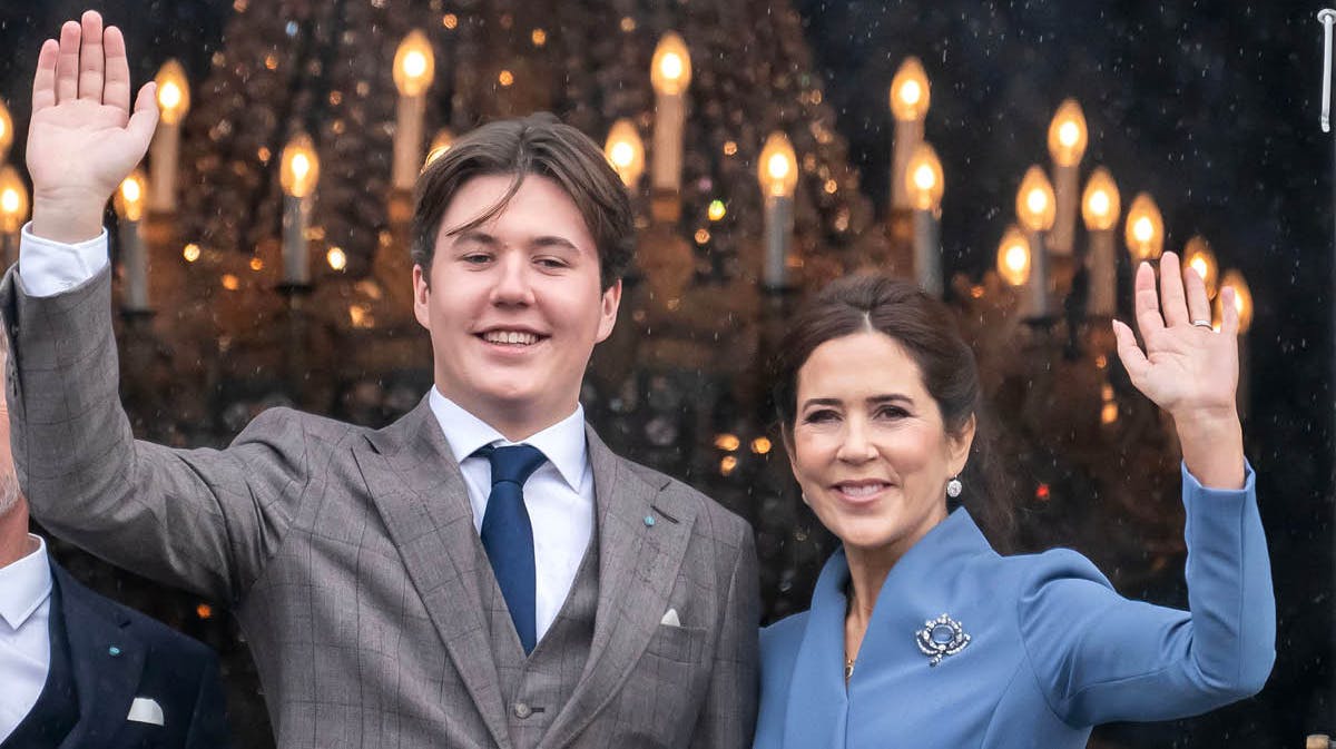 Prins Christian og kronprinsesse Mary.