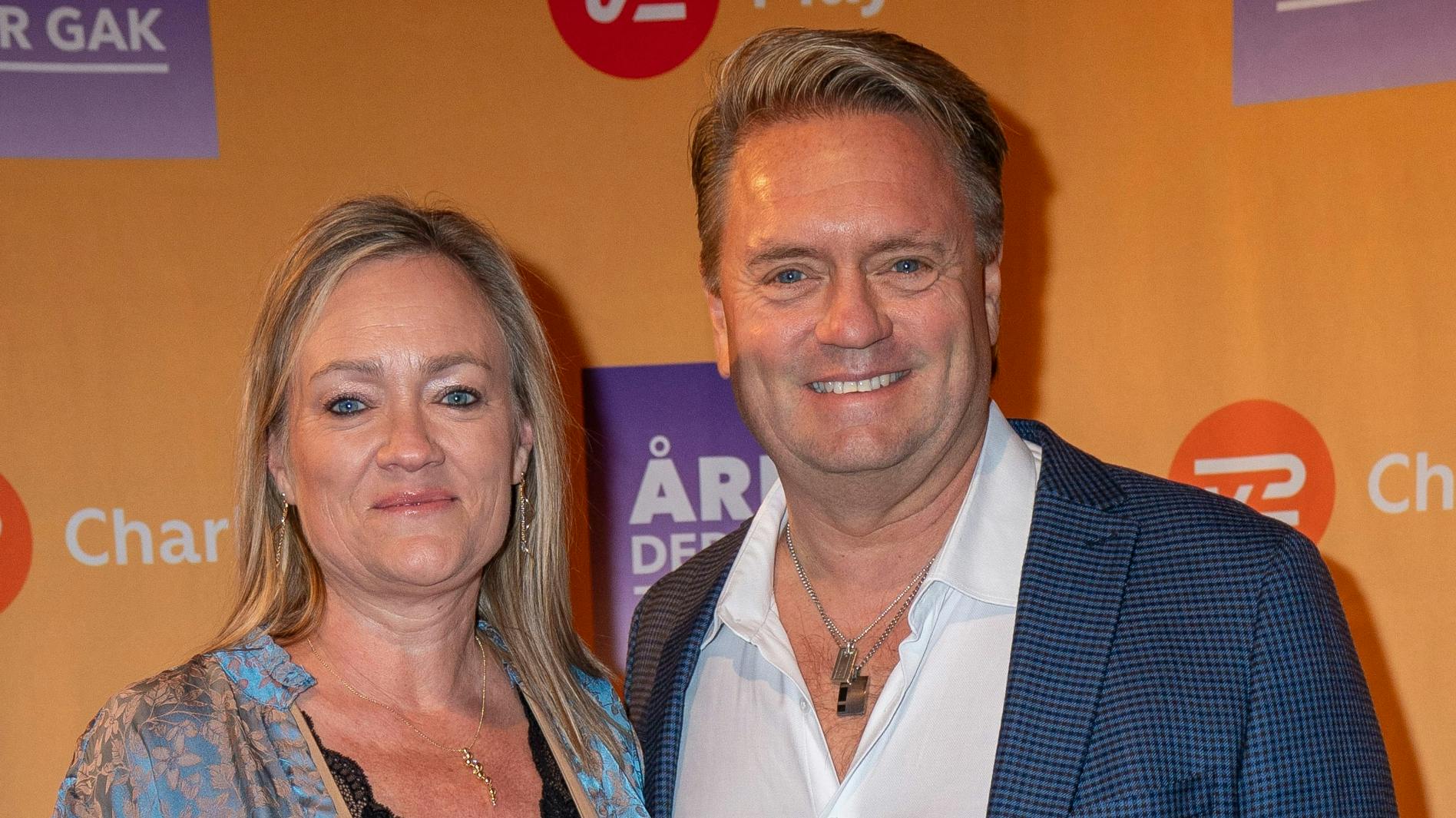 Johnny Hansen med hustruen Gitte.