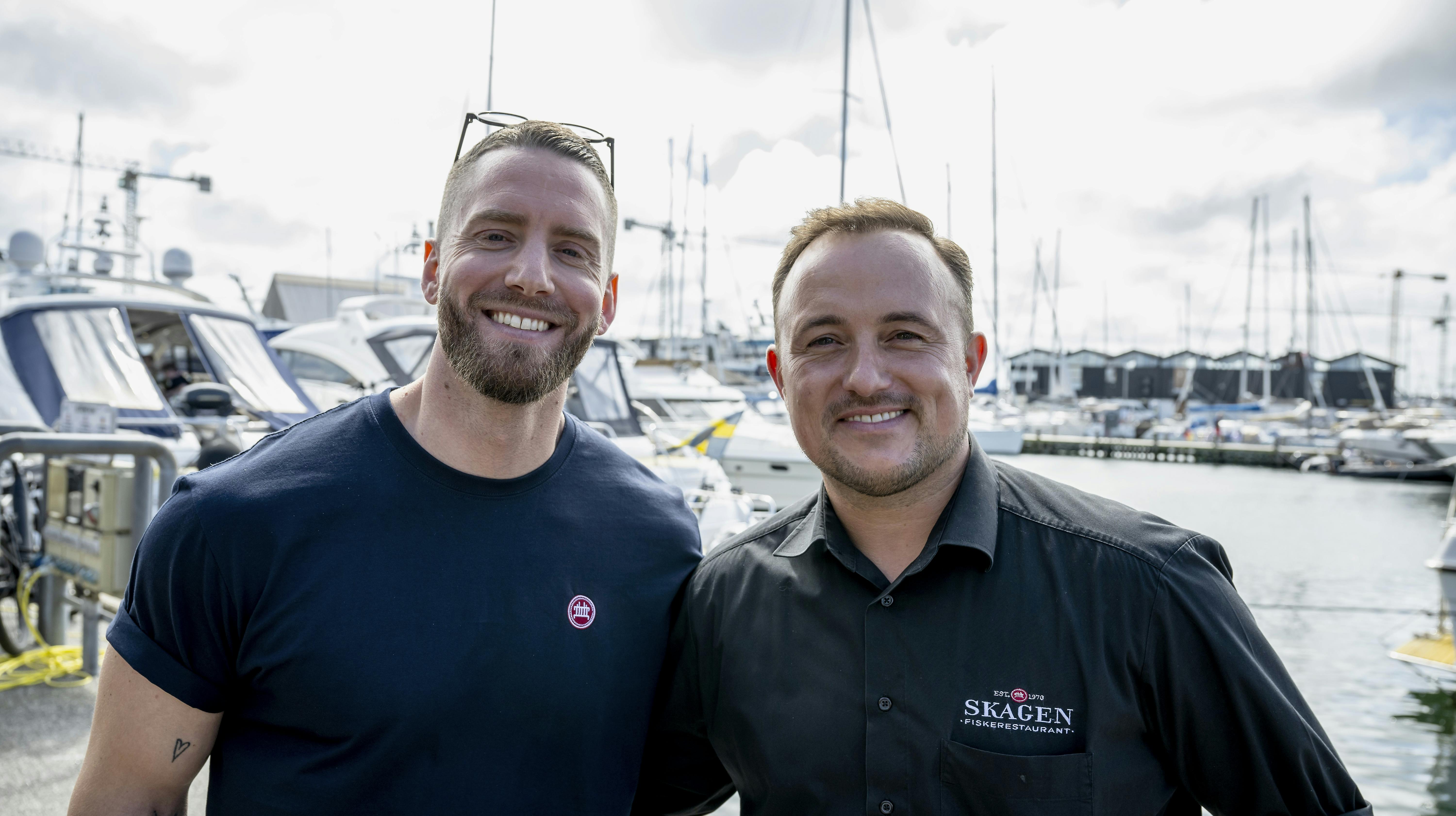 Sæþór Kristsson og Thomas Evers Poulsen. 