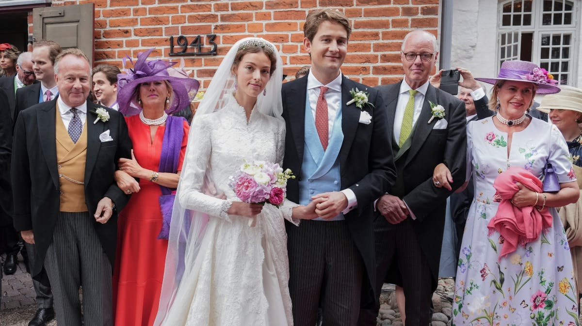 For tre måneder siden fejrede familien Jebsen brylluppet mellem Hans Michael Jebsens søn Michael Immanuel Jebsen og Donata von Behr i Løjt Kirke.