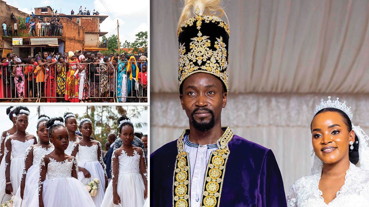 Kongeligt bryllup i Busoga. 