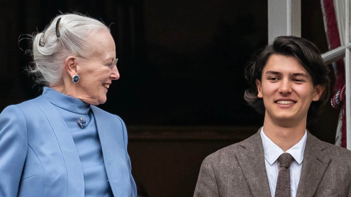 Dronning Margrethe og grev Nikolai.