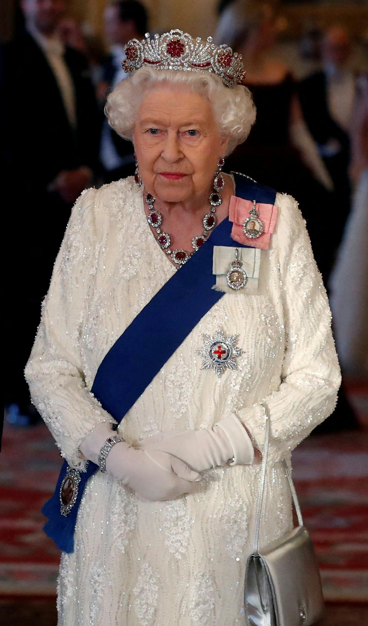 Dronning Elizabeth. 