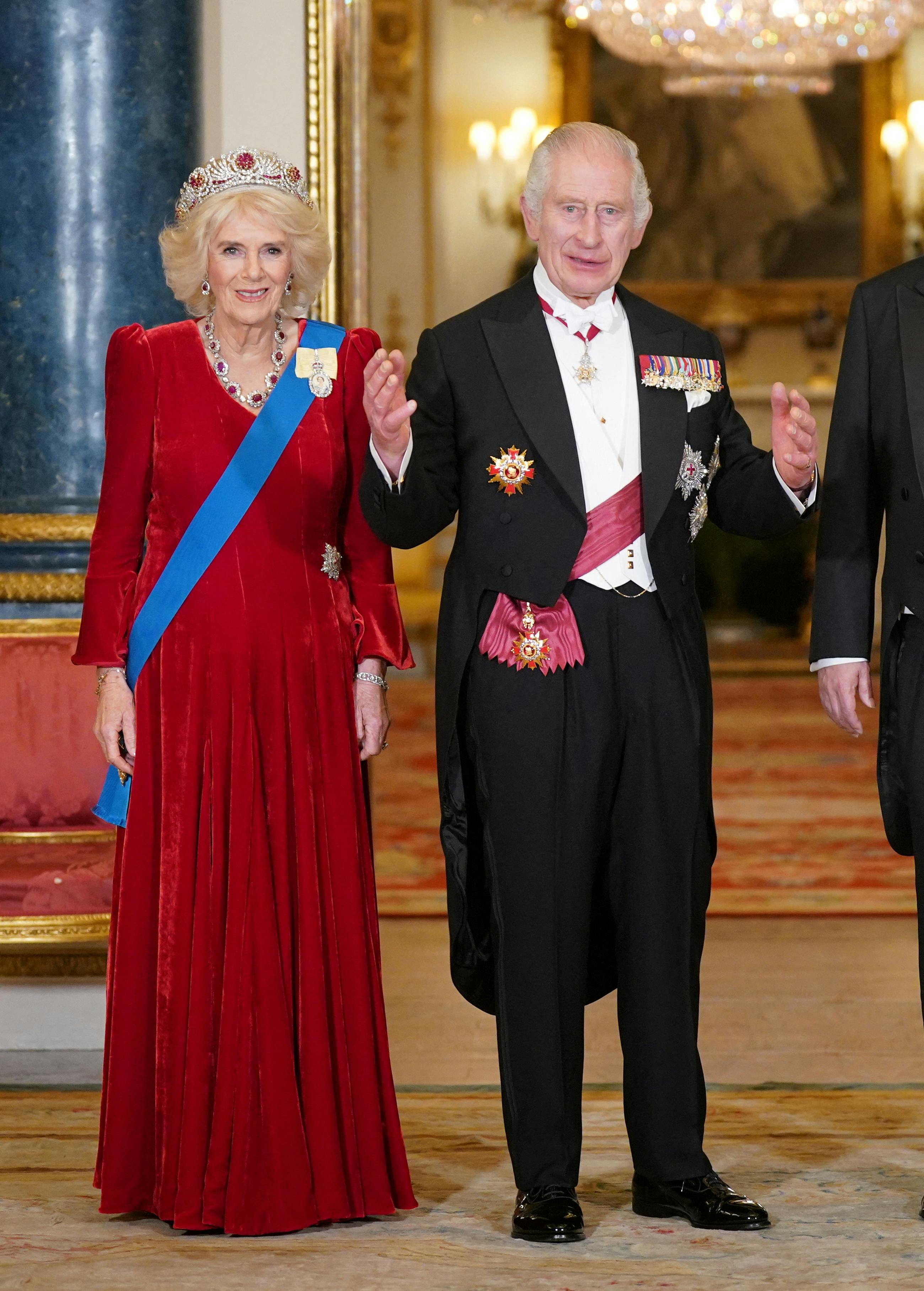 Dronning Camilla og kong Charles. 