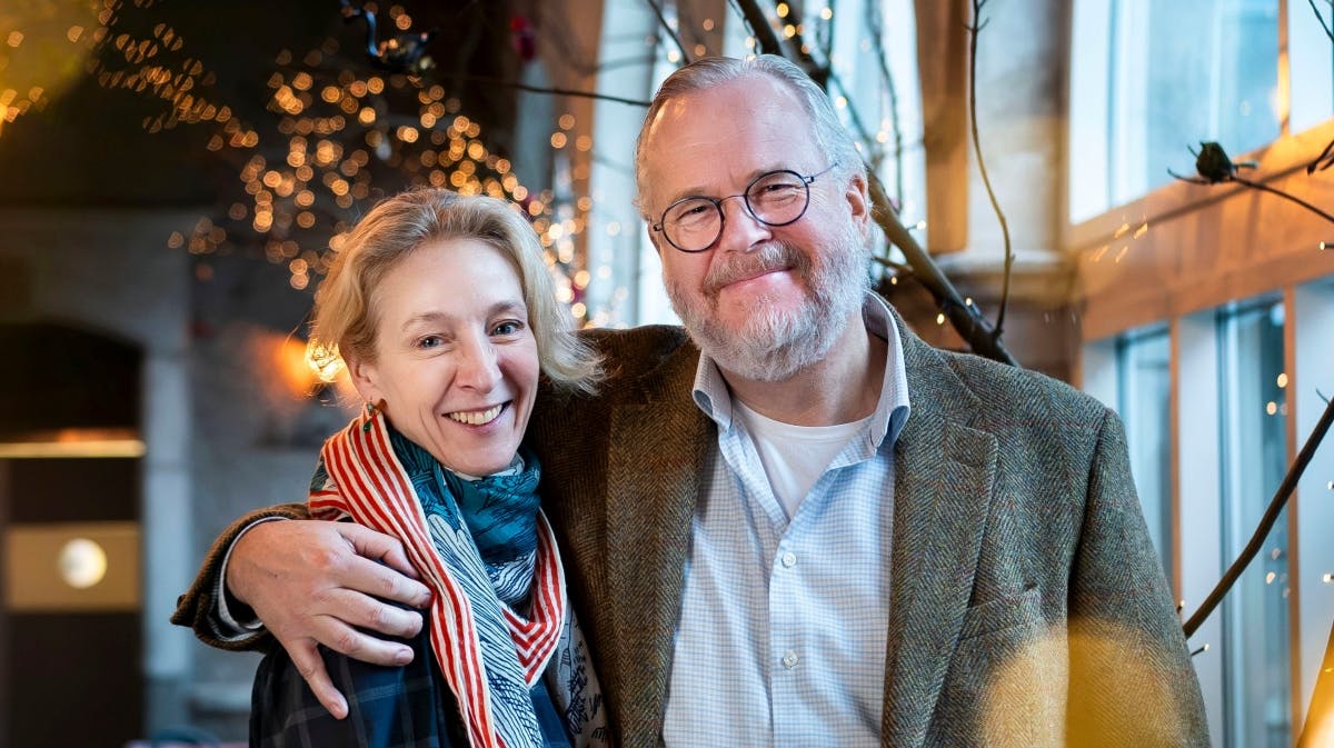 Prinsesse Alexandra blev fejret på romantisk vis af sin mand, grev Michael. 