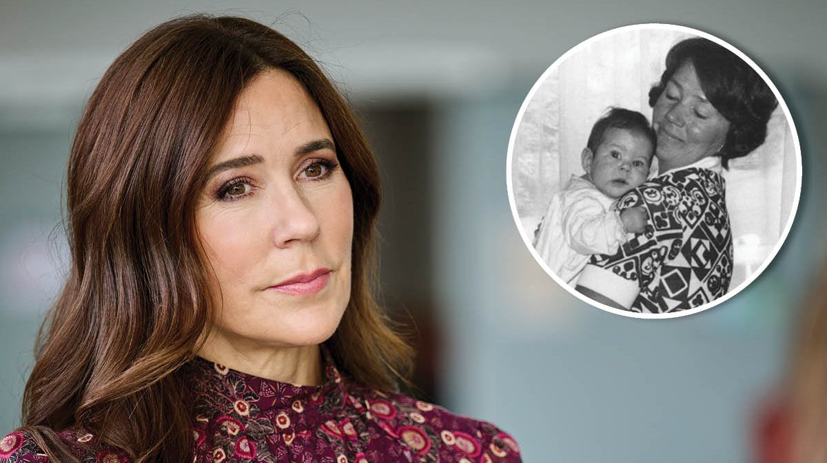 Kronprinsesse Mary. Indsat: Etta Donaldson med lille Mary.