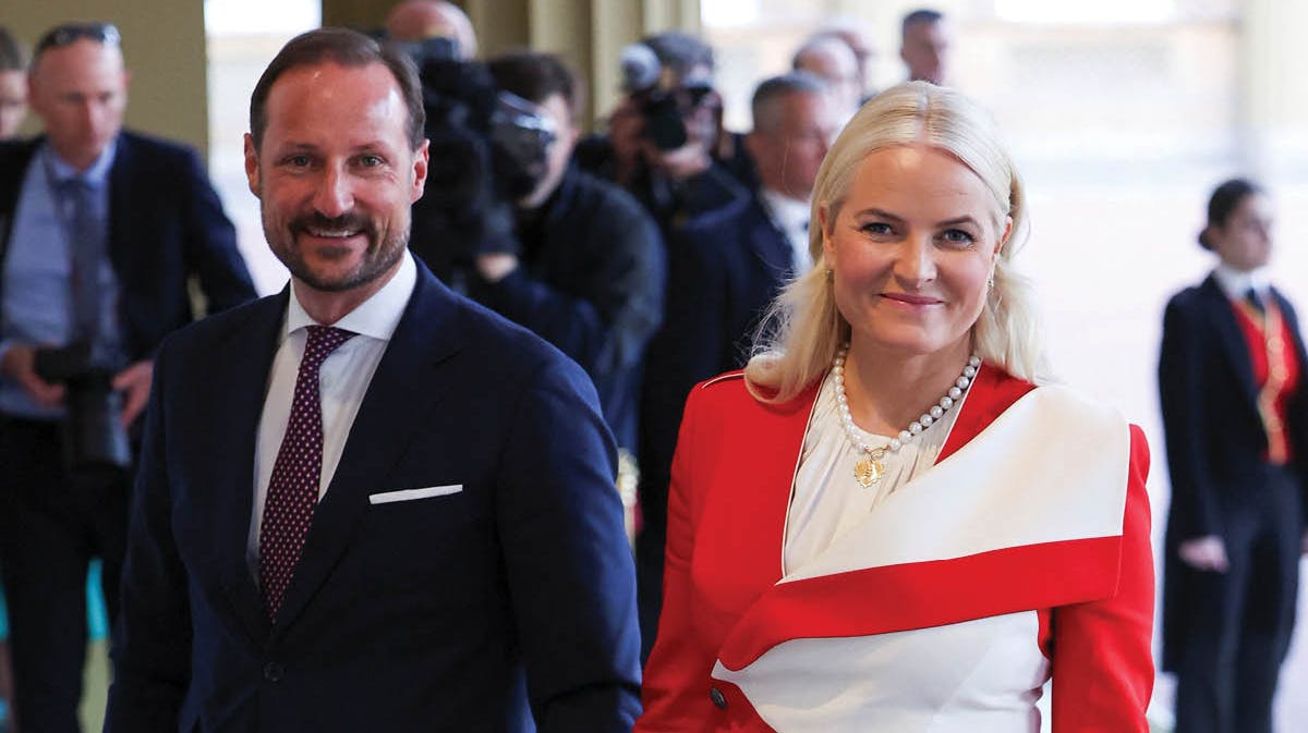 Kronprins Haakon og kronprinsesse Mette-Marit.&nbsp;