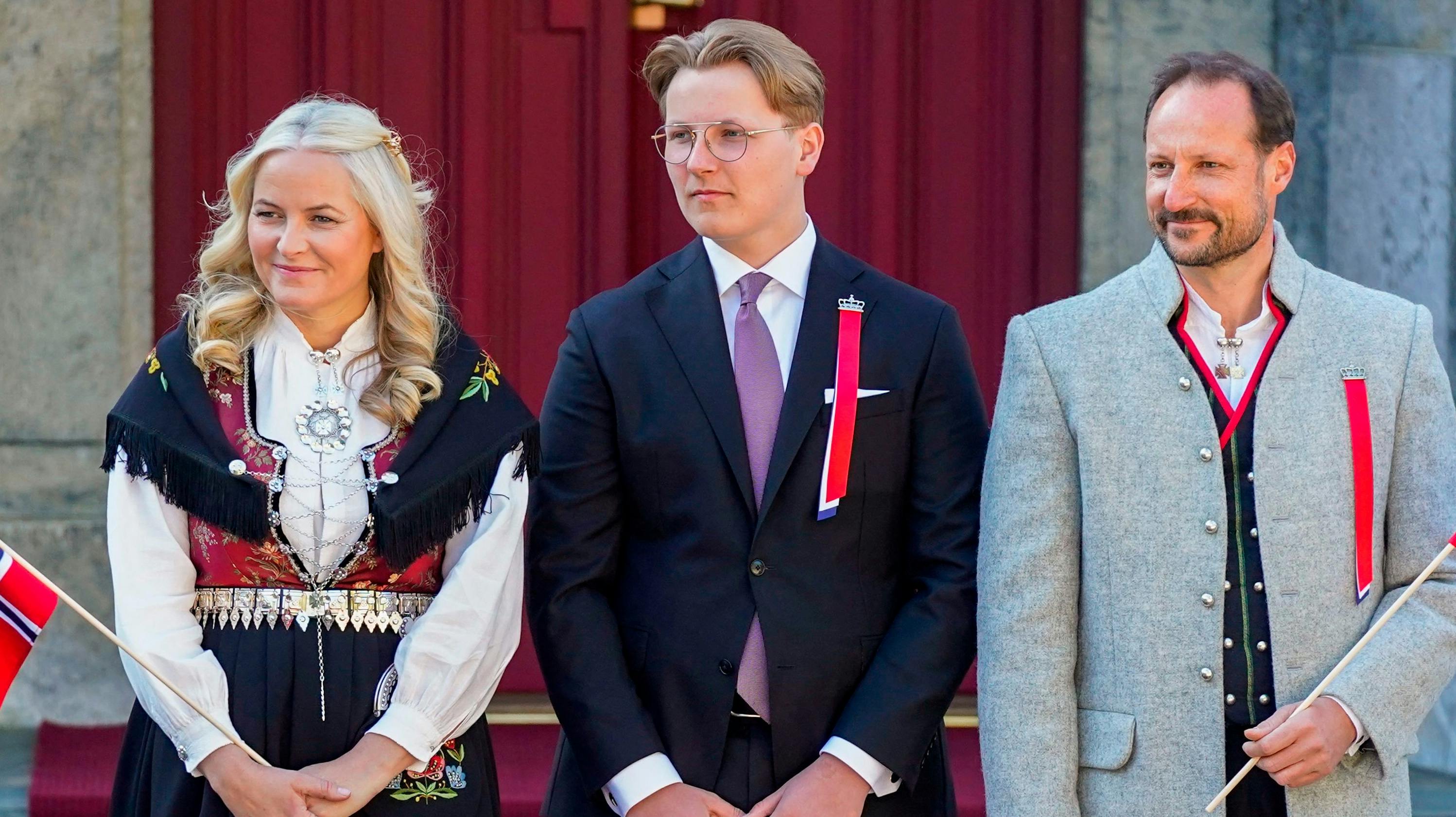 Den norske kronprinsfamilie. 